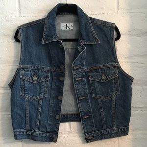 ❌SOLD❌ Vintage Calvin Klein Denim Vest